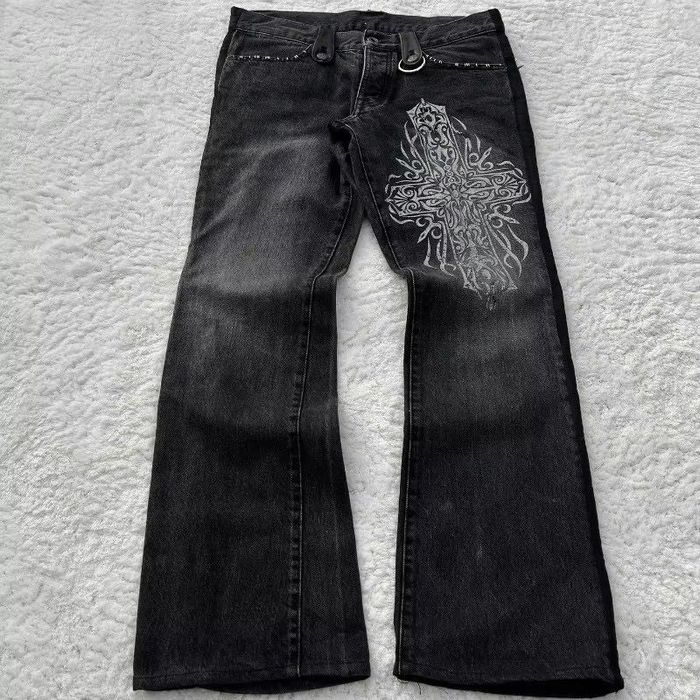 Джинси Y2K / Потерті Washed Штани Джинсові Baggy Y2K SK8