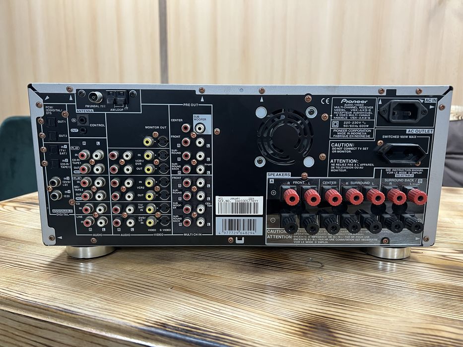 AV-підсилювач/багатоканальний підсилювач PIONEER VSA-AX3,