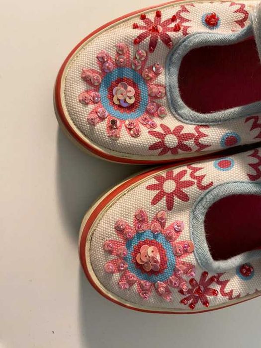 buty dla dziewczynki, na rzepa, roz. 22 NEXT