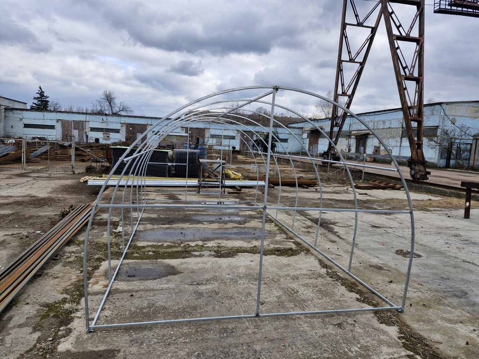 Теплиця міцна оцинкована комплект дуги та труба