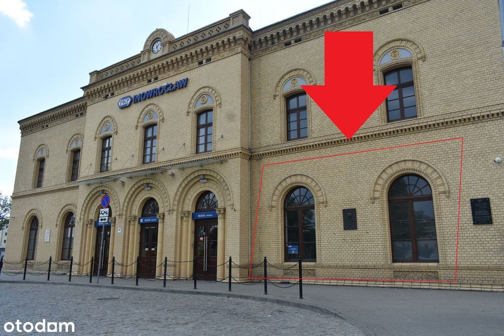 Atrakcyjny lokal na wyremontowanym dworcu PKP w Inowrocławiu