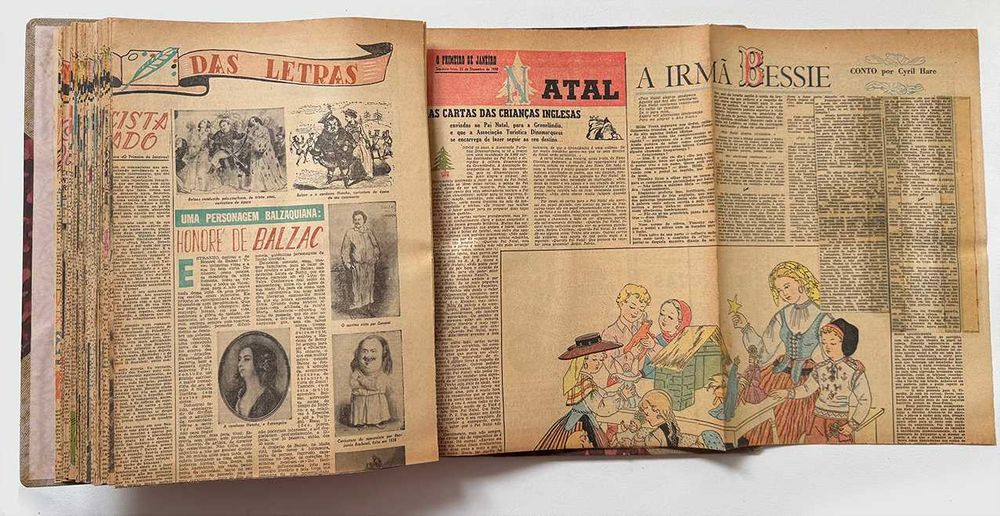 1950, ARTES E LETRAS – O Primeiro de Janeiro. Ano completo.