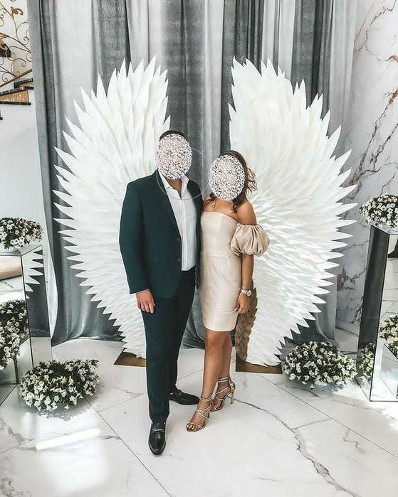 Dekoracja Kościoła Ślub Wesele Grube Dywany kolory Skrzydła Anielskie