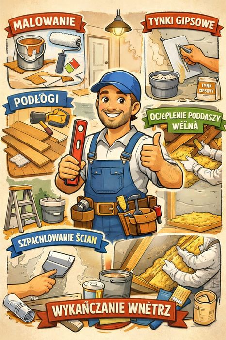 Prace wykończeniowe i ogólnobudowlane