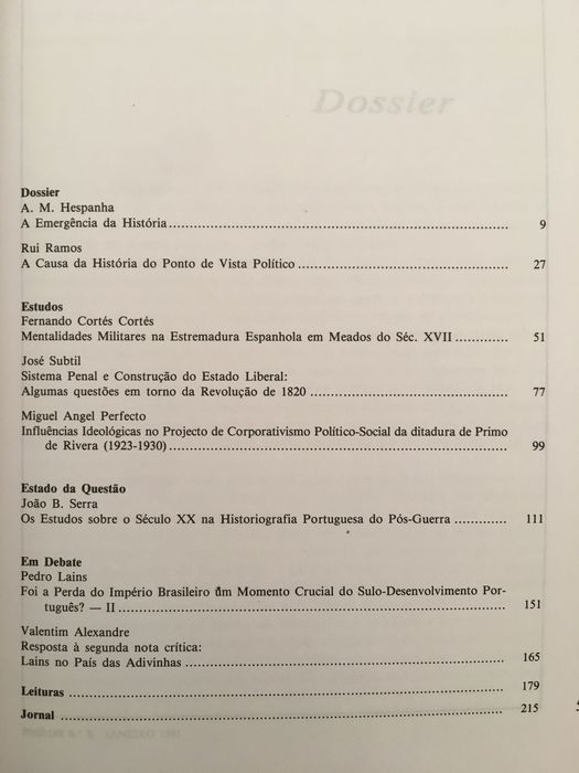 Penélope. Santo Ofício. Inf. D. Pedro. Ler História. Intolerância