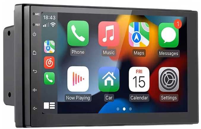 ANDROID 14- 4/32 GB Carplay Android auto GPS WIFI RDS USB 2 DIN 7"