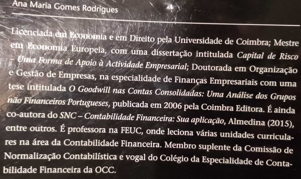 SNC Sistema de Normalização Contabilística - Ana Maria Rodrigues