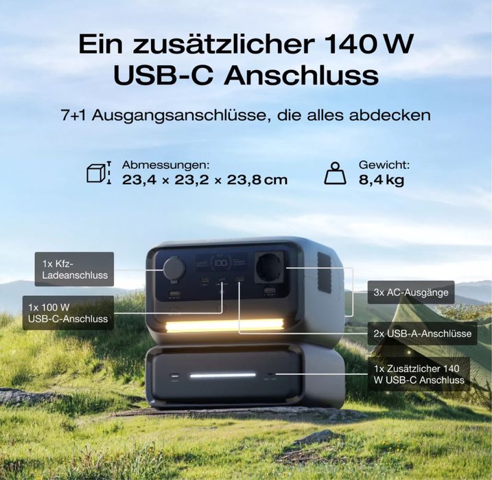 Зарядна станція ECOFLOW River 3 MAX 600 W 572 Wh