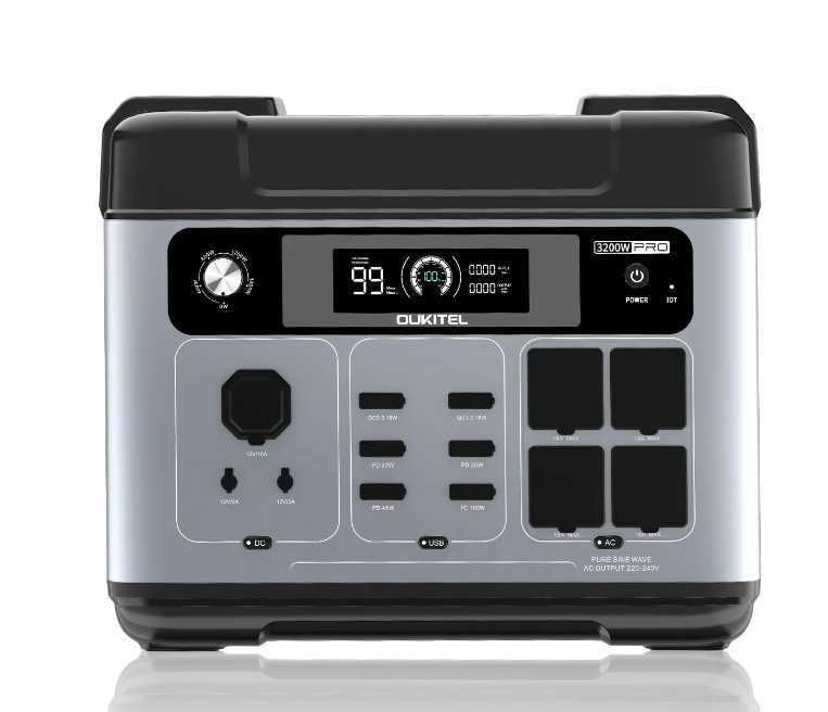 Estação de bateria portátil OUKITEL P2001 Plus 2400W 2048wh