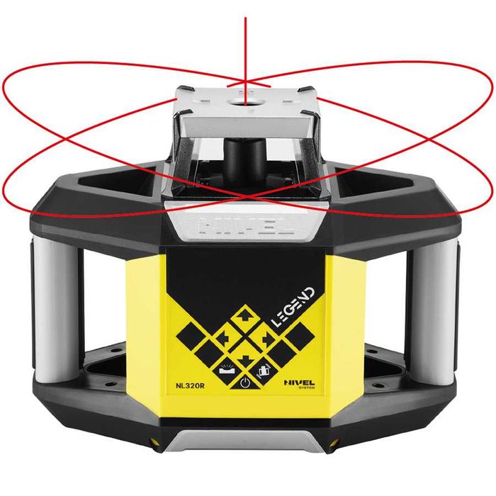 Niwelator Nivel System Laser obrotowy NL320R DIGITAL praca ze spadkami