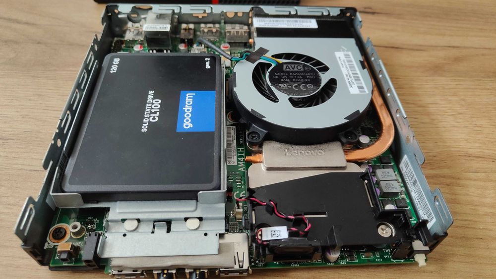 Komputer Mini PC Lenovo M715q  AMD Ryzen 3  16GB RAM  SSD 120GB  Gotowy do pracy