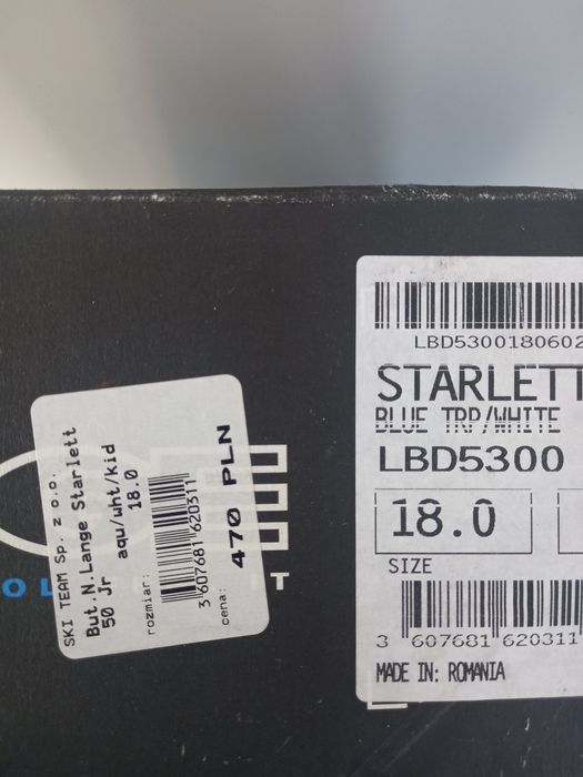 Buty narciarskie dziecięce Lange