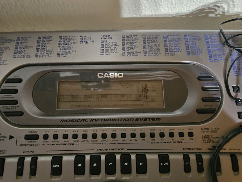 Orgao eletronico da Casio
