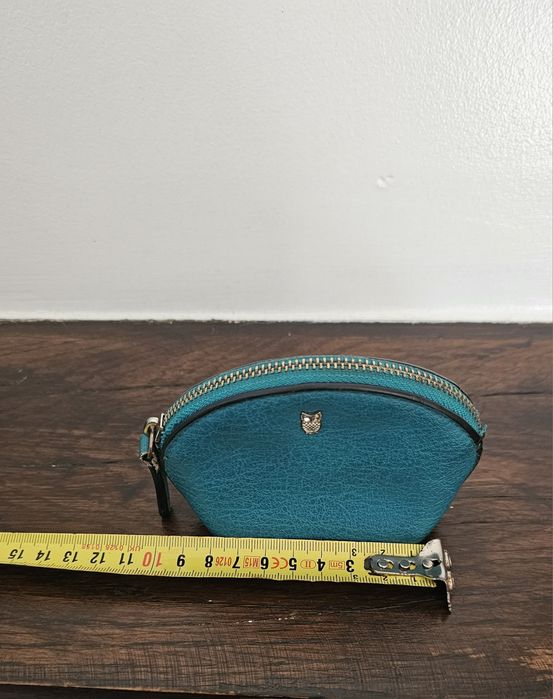 Carteira bolsa pequena em pele