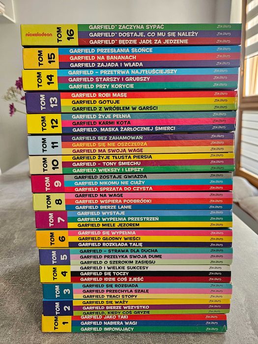 Komiks Garfield tom 1-16