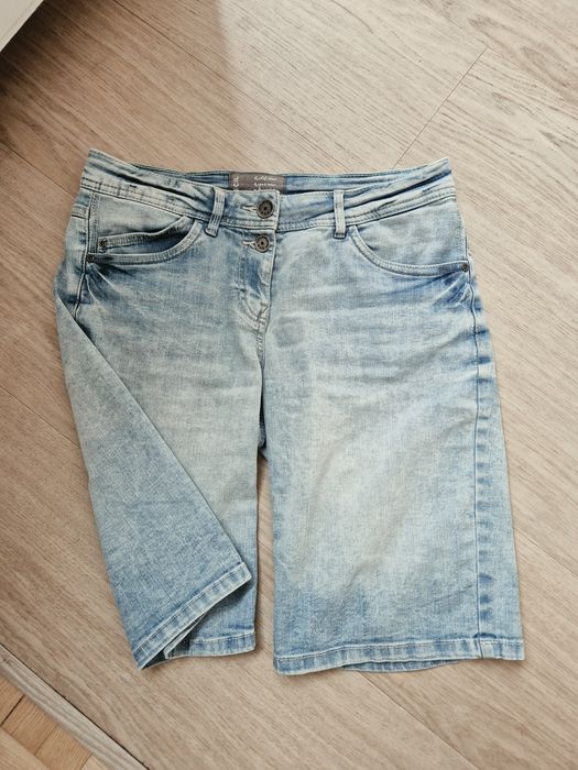 Piękne bermudy jeansowe cecil M/L