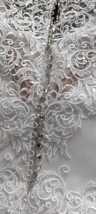 Suknia ślubna Plus size 44/46 167 7 cm obcas