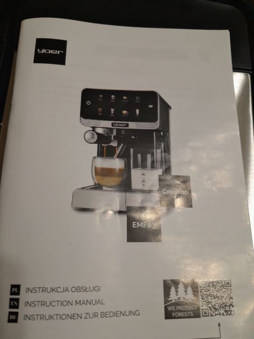 Sprzedam  ekspres do kawy Yoer Cremo Pro EMFO3BK