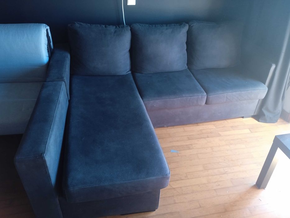 Sofa chaise loungue em bom estado