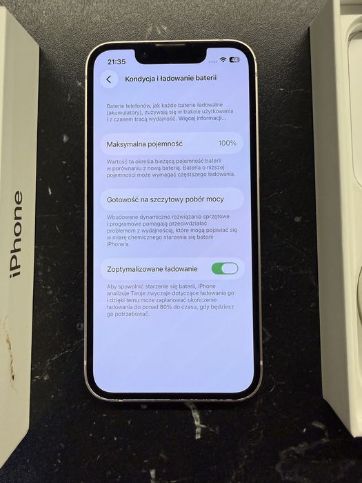 iPhone 13 mini Pink 128 Gb. kondycja baterii 100%