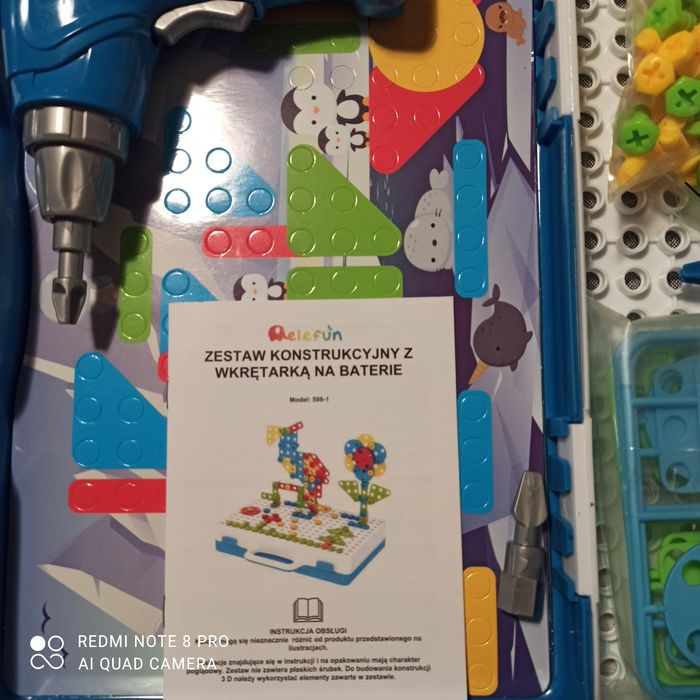 Zestaw konstrukcyjny z wiertarką Elefun