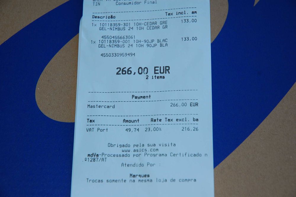 ASICS GEL Nimbus 24: Sapatilhas Homem - Tamanho 44,5 = 42,5