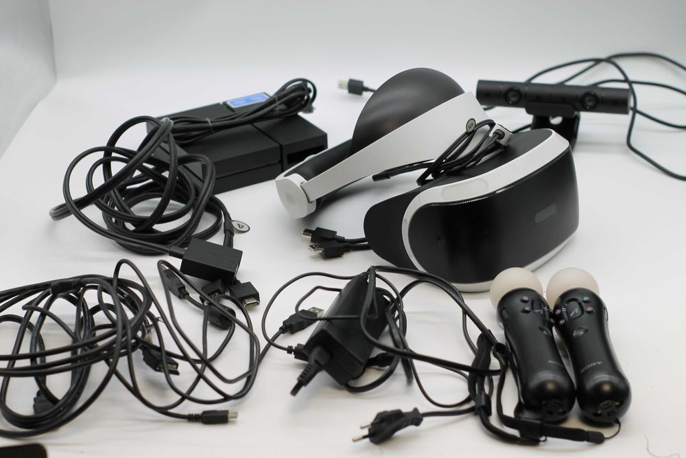 Zestaw PSVR PS4 / PS5 | Gogle V1 + Kamera V2 | Komplet VR | Sprawne