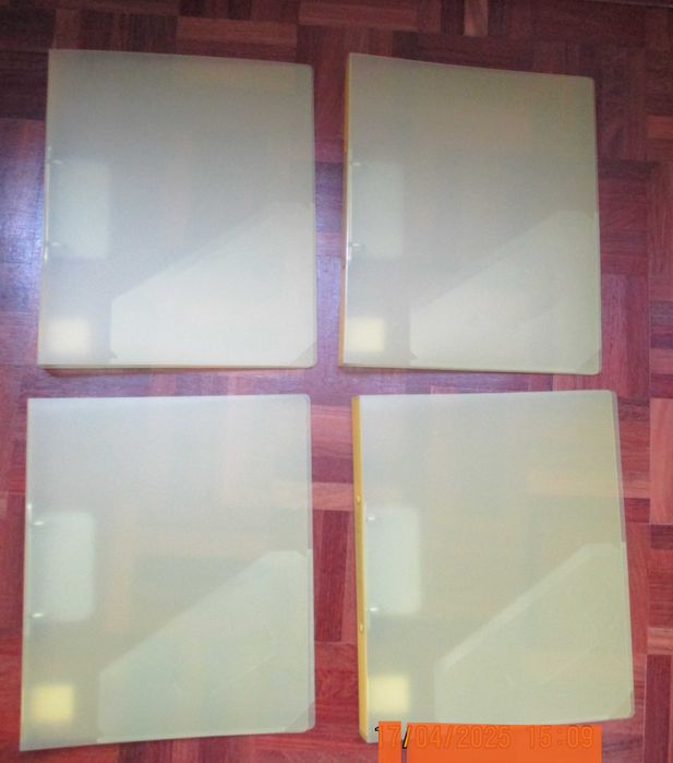 Conjunto de 4 Dossiês/Arquivadores