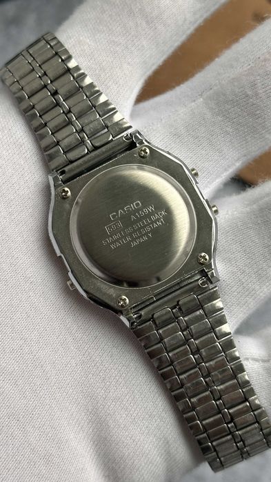 Годинник Vintage A159 silver-black | касіо A168 | часы касыо A158