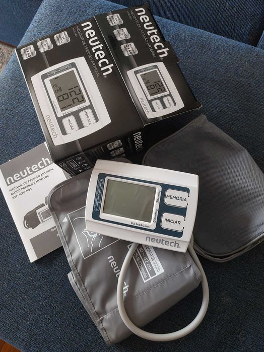 Medidor de Pressão Arterial e Pulsação Neutech novo, fácil de utilizar