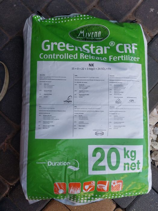 Nawóz na odporność trawy Mivena GreenStar 15+0+22