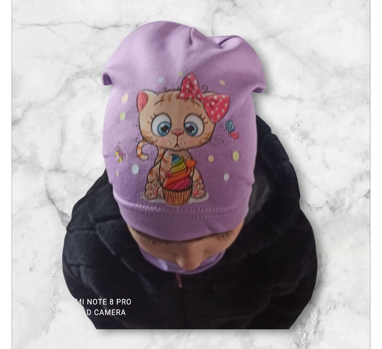 Шапка для дівчат. Шапка до куртка