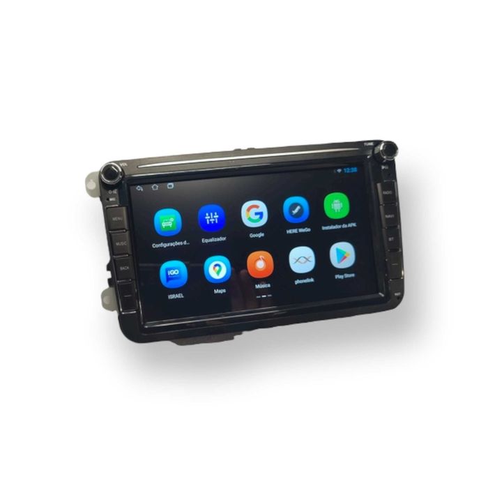 Rádio VW Passat Polo Golf Android  – 2 DIN GPS WIFI 8 Polegadas