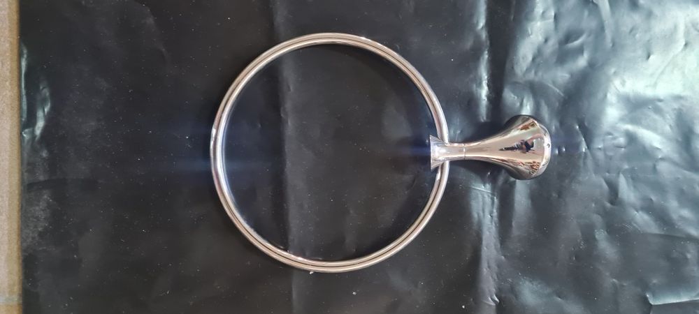 Suporte toalhas Argola d18,5 cromado