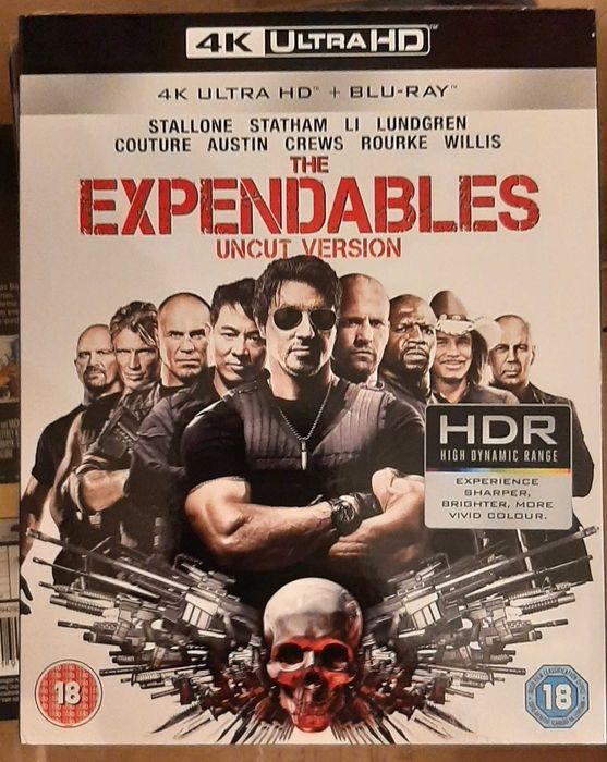 The Expendables Niezniszczalni 4K+BD wyd.UK, ENG