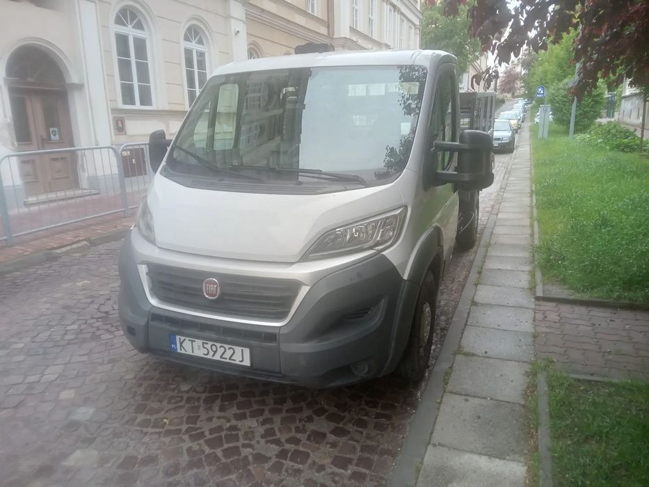 Fiat Ducato  Wywrotka z HDS, malutki przebieg, po servisie, książka Udt, jak nowy.