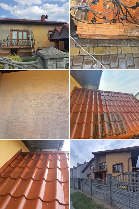 Mycie Kostki Brukowej, Elewacji, Dachów Okien / Witryn-Pranie dywanów