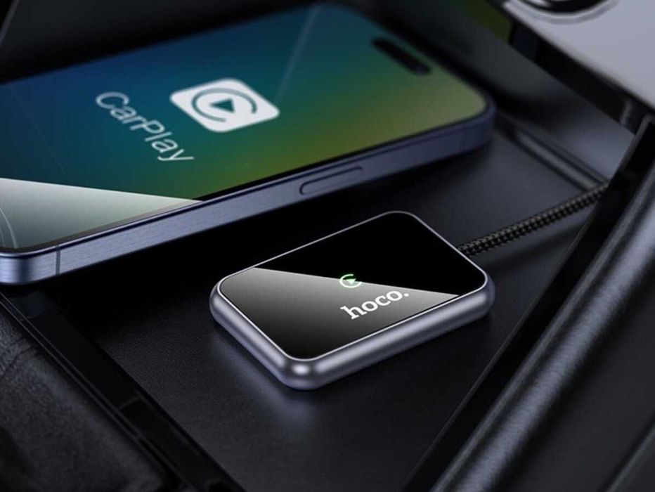 Адаптер CarPlay Hoco HU1 беспроводной карплей в машину / бездротовий