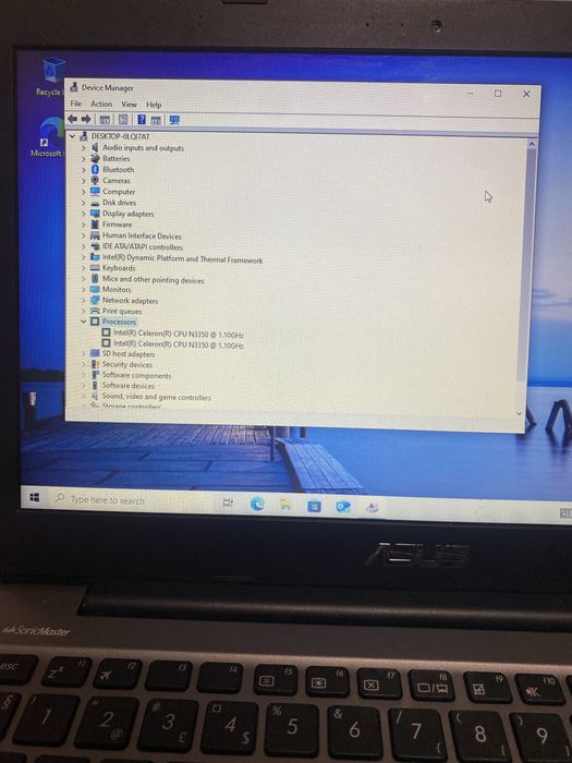Ноутбук Asus на SSD