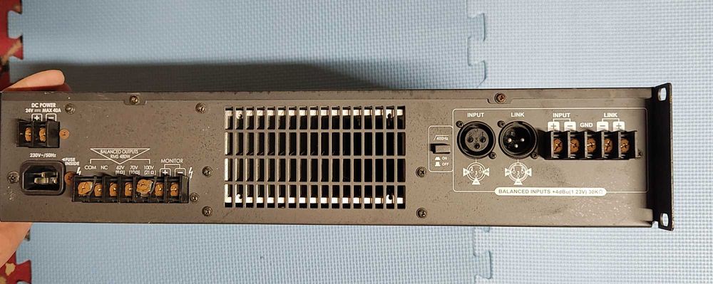 2x Monacor PA-1480, Wzmacniacz