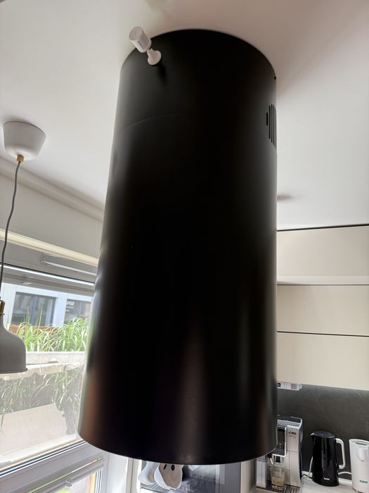 Okap kuchenny Nortberg Cylindro Black Matt (wyspowy, tuba)