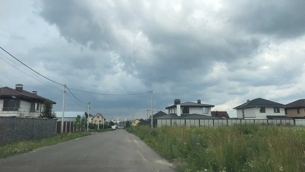 Вулиця Шалімова Софіївська Борщагівка під забудову.Газ світло асфальт