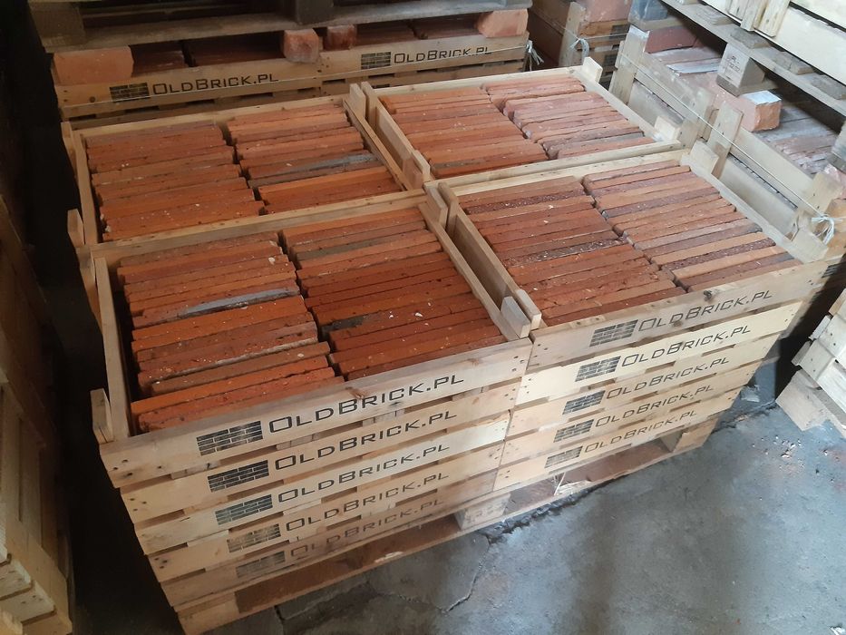 stara cegła cięta, płytki ceglane, lico PREMIUM, loft