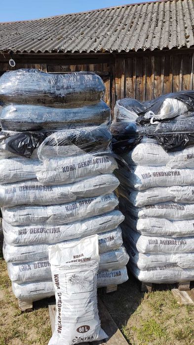 Kora sosnowa Ziemia do iglaków Ziemia Ogrodowa PRODUCENT NAJTANIEJ!