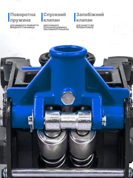 Домкрат підкатний низькопрофільний 3т 75-510мм SCHEPPACH SCH-TH33013