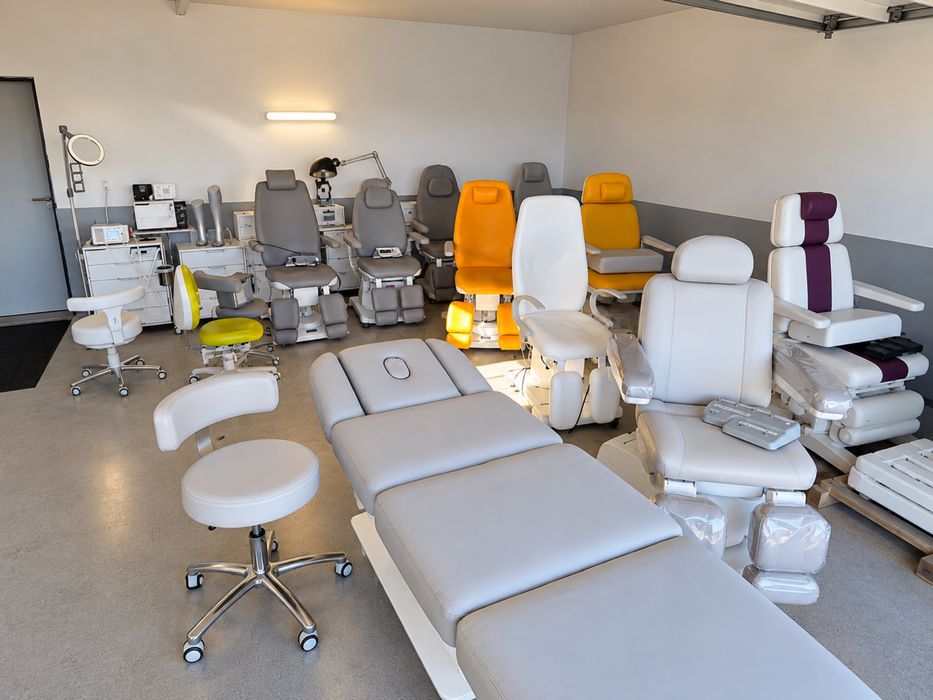 Fotel do pedicure,podologiczny,kosmetyczny,gerlach,ruck,baehr,suda
