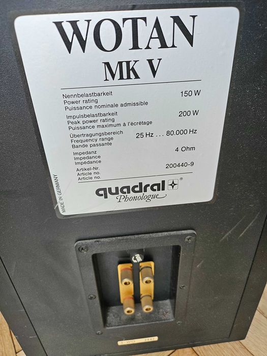 Glosniki Quadral Wotan Mk V