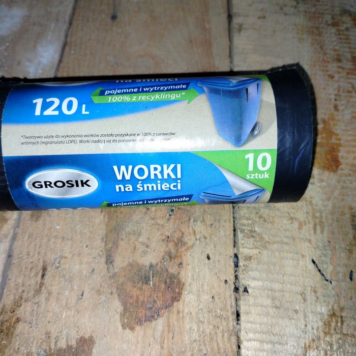 Czarne worki 120 l