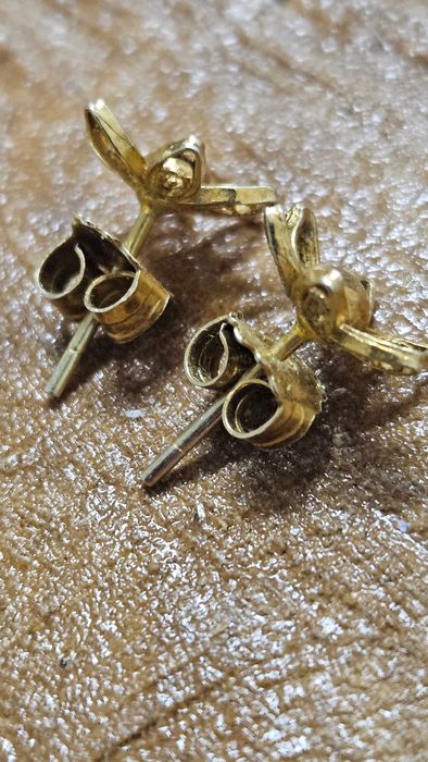 Brincos em filigrana,prata  banhada ouro 19,2-com contrasta