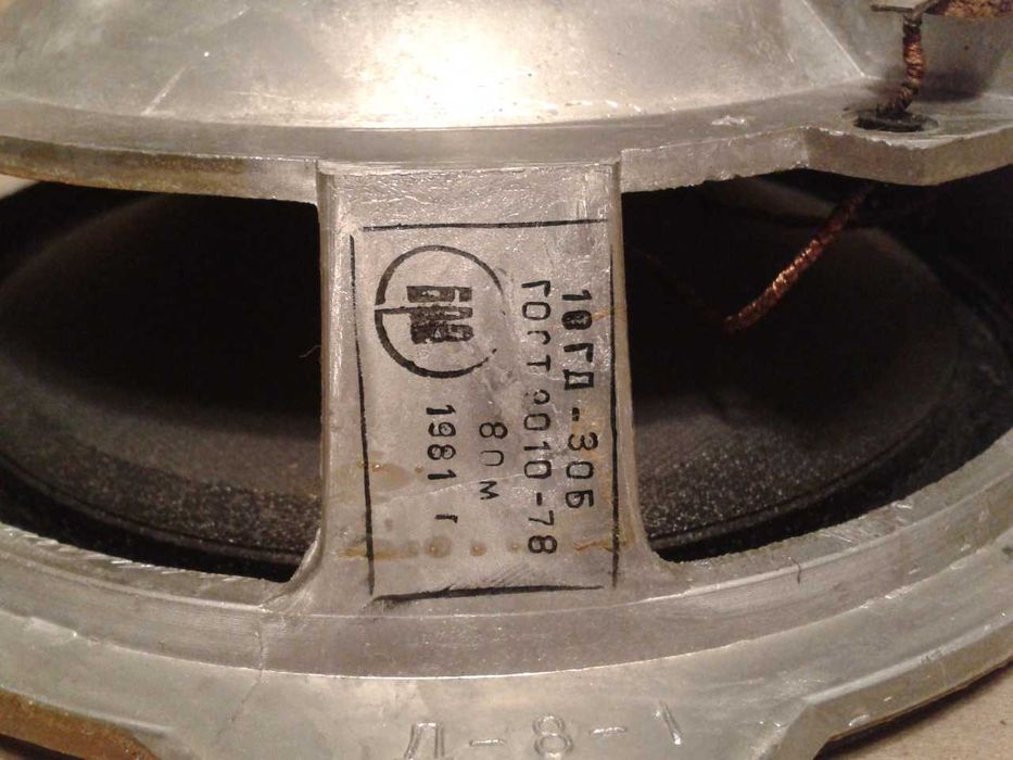 Динамик 10ГД-30Б производства БРЗ 1981 год